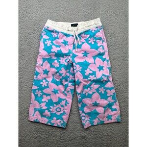 Mini Boden fixed waist board shorts tag 7-8y